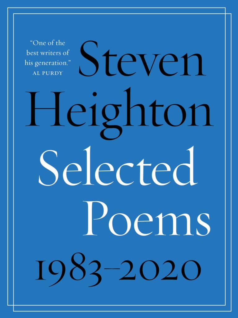 Selected Poems 1983-2020 By Steven Heighton